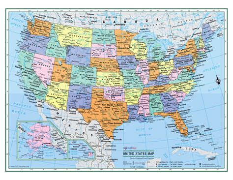 map of usa states with cities|United States map. Free detailed map of USA. Large .